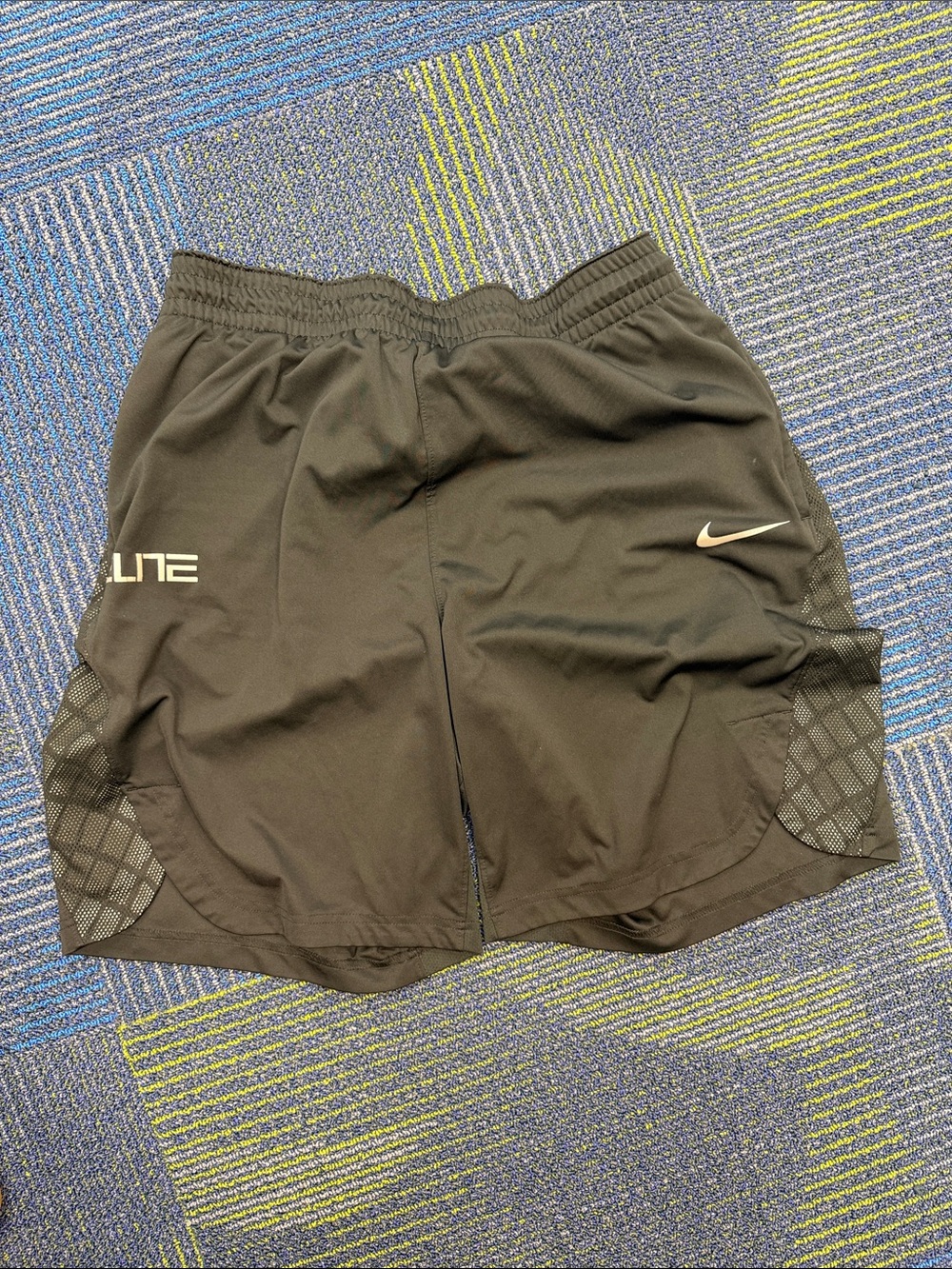 Nike Men’s Black Athletic Training Shorts with Swoosh